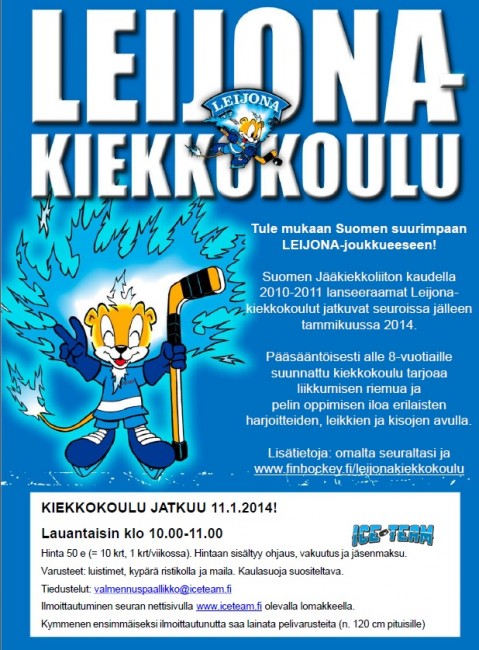 LKK flyer ICE TEAM suomi_kevät 2014