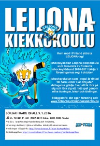 LKK flyer Leijona kiekkokoulu_2016vår